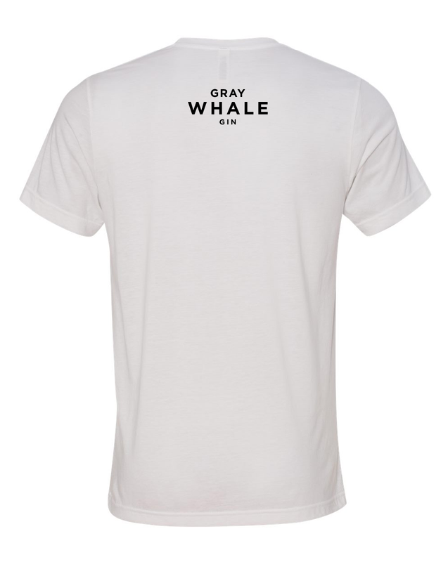 Gray Whale Tee |  White + Black